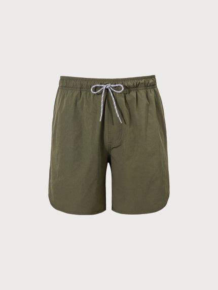 The Army Green Men's 7" Swimming Trunks