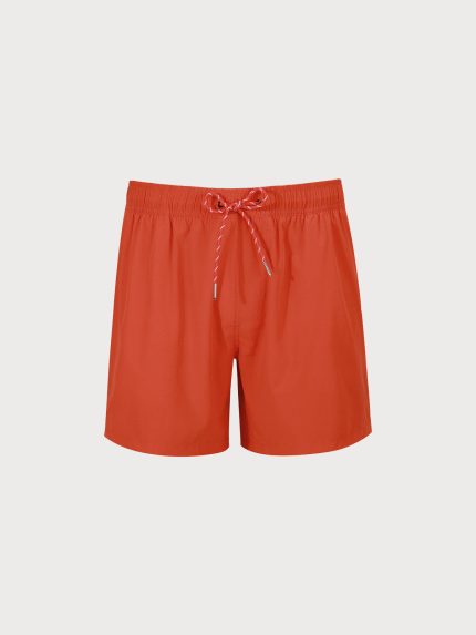 The Brick Red Men's 5" Beach Swimming Trunks