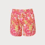 The Floral Print Men's 7" Beach Swimming Trunks