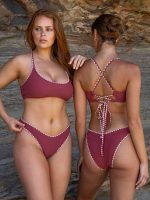 Tie Back Scoop Bikini Top - Image 5