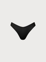 Black Full Coverage Bikini Bottom - Image 8
