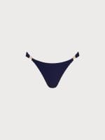 Navy Gold-Accented Bikini Bottom - Image 7