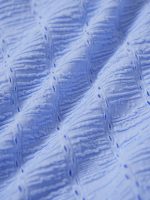 Light Blue Textured Natural Waisted Bikini Bottom - Image 9