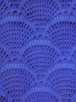 Royal Blue Textured Full Coverage Bikini Bottom - Image 8