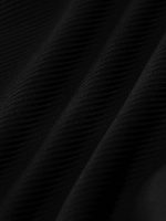 Black Solid Tie Bikini Bottom - Image 9