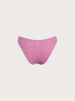 Pink Solid Bikini Bottom - Image 6