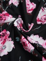 Black Floral Plus Size Bikini Bottom - Image 9