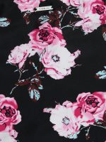 Black Floral Plus Size Bikini Bottom - Image 8