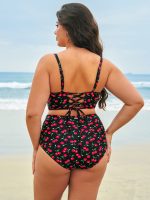 Cherry Plus Size Bikini Bottom - Image 2