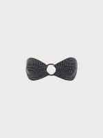 Polka Dot O-Ring Strapless Bikini Top - Image 5