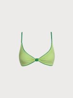 Green Reversible Knot X Cross Bikini Top - Image 8