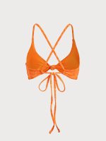 Orange Starfish Knot Bikini Top - Image 7