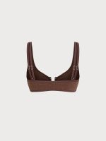 Dark Coffee U-Ring Bikini Top - Image 10