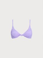 Purple Jacquard Bikini Top - Image 9