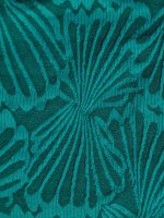 Dark Green Jacquard U-Ring Cross Back Bikini Top - Image 12