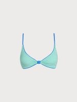 Blue Reversible X Cross Bikini Top - Image 10