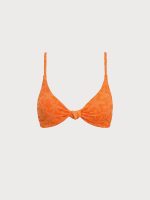 Orange Starfish Knot Bikini Top - Image 6