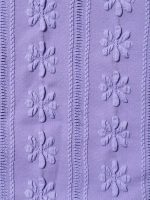 Purple Jacquard V Notch Plus Size Bikini Top - Image 8