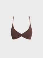 Coffee Twist Backless Bikini Top - Image 6