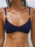 Navy Gold-Accented Bikini Top - Image 7