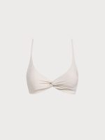 Off White Twist Backless Bikini Top - Image 8