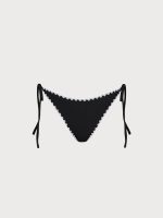 Black Tie Stitch Bikini Bottom - Image 14