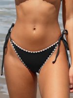 Black Tie Stitch Bikini Bottom - Image 10
