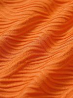 Orange Textured Tie Bikini Bottom - Image 9