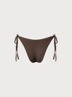 Coffee Reversible Tie Bikini Bottom - Image 9