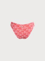 Red Rose Textured Bikini Bottom - Image 8