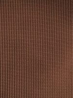 Brown Contrast Trim V-Cut Bikini Bottom - Image 8
