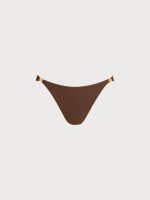 Brown Gold-Accented Bikini Bottom - Image 5