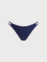 Blue Cutout Bikini Bottom - Image 6