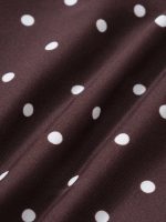 Brown Print Polka Dot Tie Bikini Bottom - Image 9