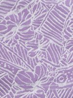Purple Print Textured Bikini Bottom - Image 9