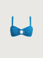 Blue Cutout O-Ring Bikini Top - Image 6