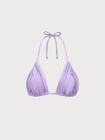 Purple Ruched Bikini Top - Image 8