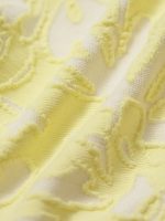 Yellow Textured Cutout O-Ring Bikini Top - Image 8