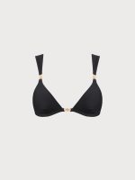 Black Gold-Accented Bikini Top - Image 9