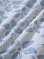 Light Blue Textured Front Closure Bikini Top - Image 10