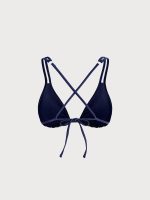 Blue Strappy Bikini Top - Image 9