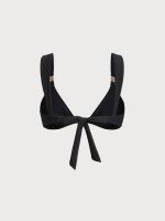 Black Gold-Accented Bikini Top - Image 10