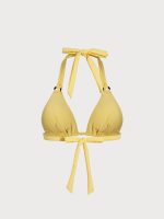 Yellow Tie O-Ring Bikini Top - Image 8