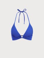 Blue Back Tie Bikini Top - Image 5