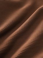 Brown Contrast Trim Triangle Bikini Top - Image 10