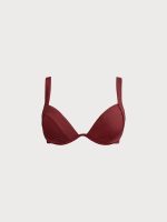 Wine Red Underwire Bikini Top - Image 7