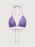Purple Ruched Bikini Top - Image 9