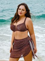 Leopard Print Plus Size Cover-up - Image 3