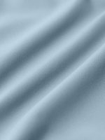Light Blue Ribbed Cross Back One-Piece Swimsuit - Image 9