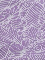 Purple Print Textured One-Piece Swimsuit - Image 8